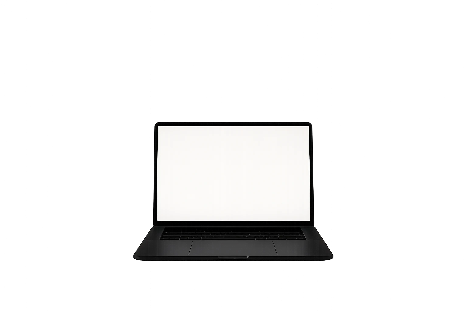 Laptop displaying a website built by VDT Sites, modern and fast website design